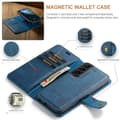 Miniatyrbild 6 av 10: DG.MING 2-in-1 Magnet Wallet Samsung Galaxy S24 Plus Blue