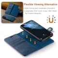 Miniatyrbild 7 av 10: DG.MING 2-in-1 Magnet Wallet Samsung Galaxy S24 Plus Blue