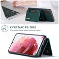 Miniatyrbild 6 av 10: DG.MING 2 in 1 Magnetic Card Slot Case Samsung Galaxy S24 Green