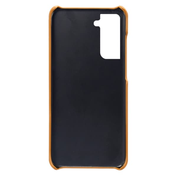 Läderskal Kortfack Samsung Galaxy S24 Cognac