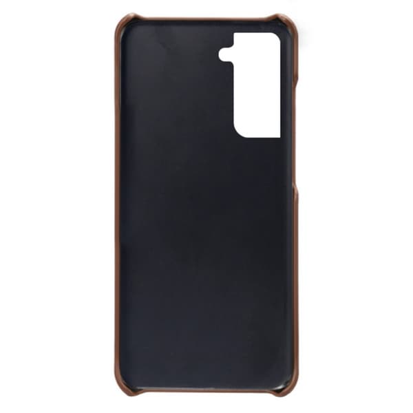 Läderskal Kortfack Samsung Galaxy S24 Plus Brun