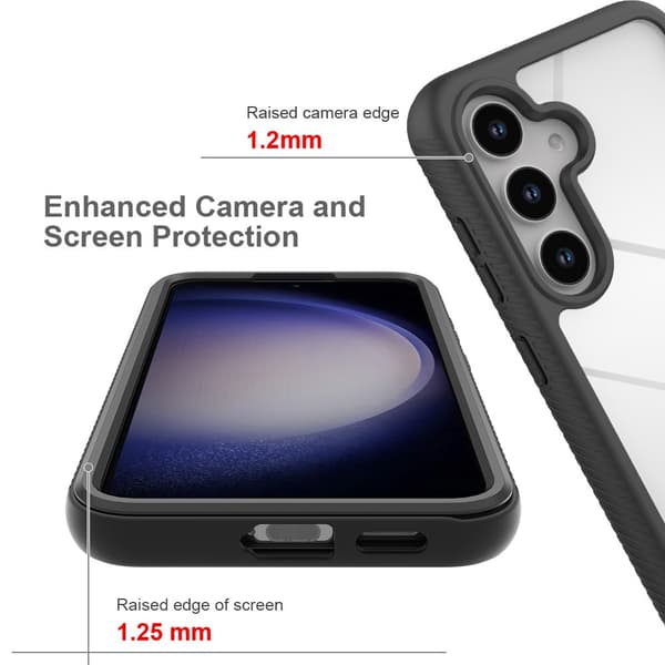 Allround Cover Skal Samsung Galaxy S24 Svart