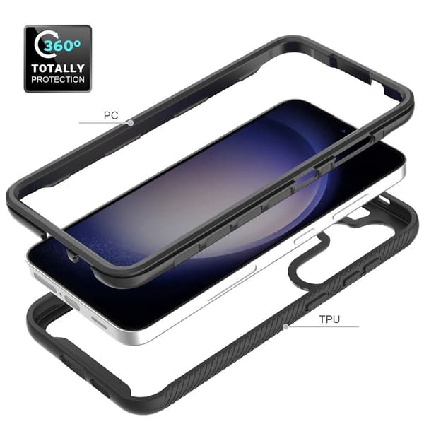 Allround Cover Skal Samsung Galaxy S24 Svart