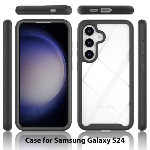 Allround Cover Skal Samsung Galaxy S24 Svart