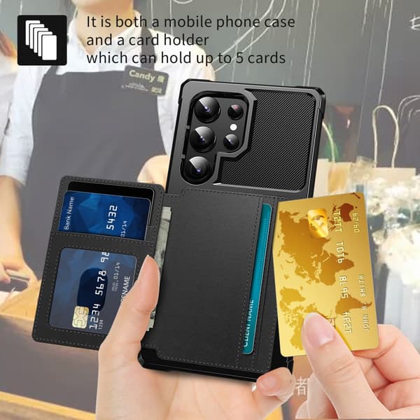Multi-Slot Case Samsung Galaxy S24 Ultra Svart