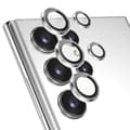 Miniatyrbild 1 av 7: Hat Prince Linsskydd Härdat Glas Samsung Galaxy S24 Ultra Silver