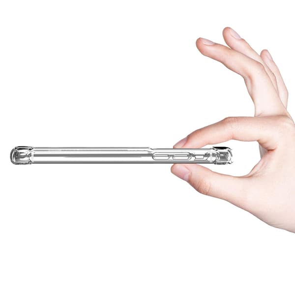 iPhone 15 plus - St�td�mpande Praktiskt Skal med Korth�llare