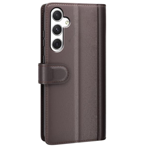Äkta Läderfodral Samsung Galaxy S24 Brun