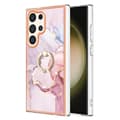 Miniatyrbild 1 av 4: Skal Med Ringhållare Samsung Galaxy S24 Ultra Rosé Marmor