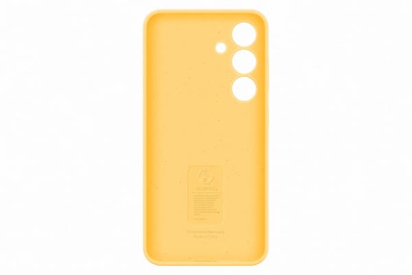 Samsung® | Galaxy S24+ silikondeksel - Bagsidecover - Gul