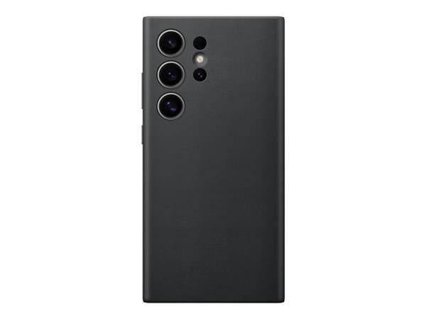 Samsung GP-FPS928HCA - Baksidedeksel for mobiltelefon - veganlær - svart - for Galaxy S24 Ultra