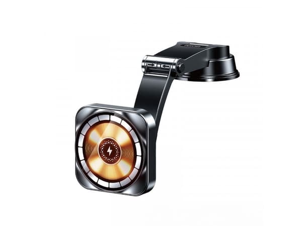 WEKOME WP-U206 Vanguard Series - Magnetisk bilholder med 15W MagSafe trådløs lading (svart)