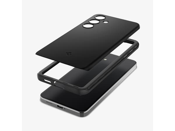 Spigen Thin Fit, Cover, Samsung, Galaxy S24, 15.8 cm (6.2"), Black