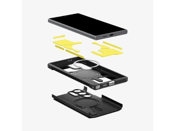 Spigen Tough Armor, Deksel, Samsung, Galaxy S24 Ultra, 17,3 cm (6,8"), Sort
