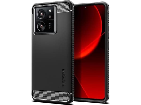 Spigen Xiaomi 13T Pro/T Rugg Arm Matt Bl, Xiaomi, 13T Pro, musta