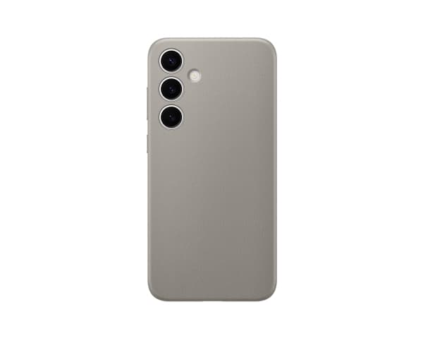Samsung GP-FPS926HCA - Baksidedeksel for mobiltelefon - veganlær - musegrått - for Galaxy S24+