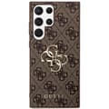 Miniatyrbild 3 av 8: Guess Galaxy S24 Ultra Mobilskal Big Metall Logo - Brun