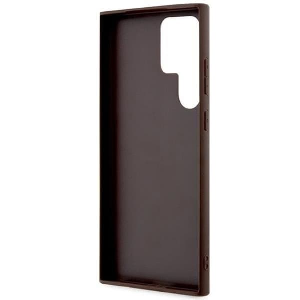 Guess Galaxy S24 Ultra Mobilskal Big Metall Logo - Brun
