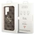 Miniatyrbild 8 av 8: Guess Galaxy S24 Ultra Mobilskal Big Metall Logo - Brun