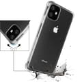 Miniatyrbild 4 av 11: iPhone 11 Pro Max - Transparent Skyddsskal Stötdämpande silikon