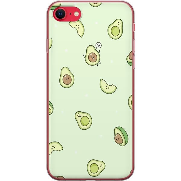 Apple iPhone 8 Läpinäkyvä kuori Avokado Kuviointi