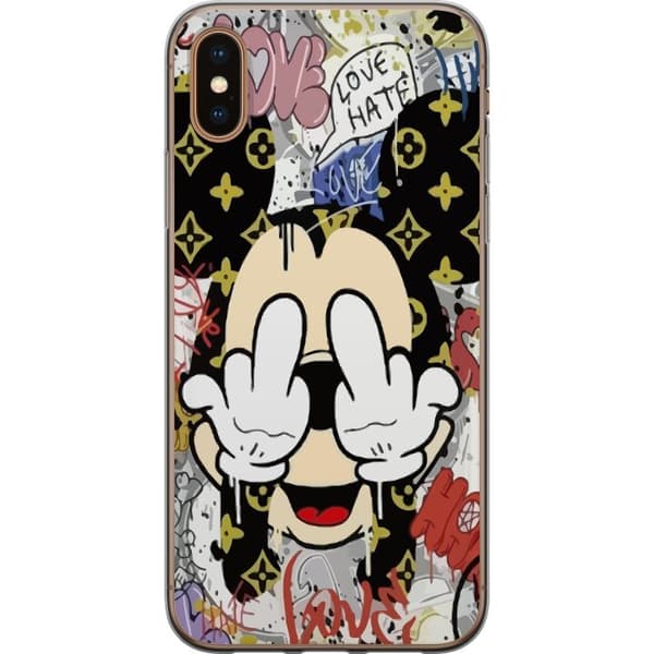 Apple iPhone XS Max Gennemsigtig cover Musse Pigg LV