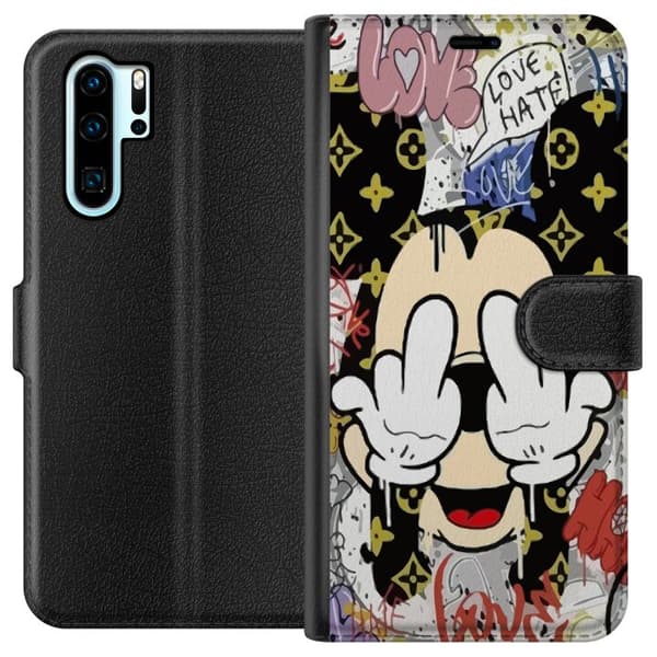 Huawei P30 Pro Lompakkokotelo Mikki Hiiri