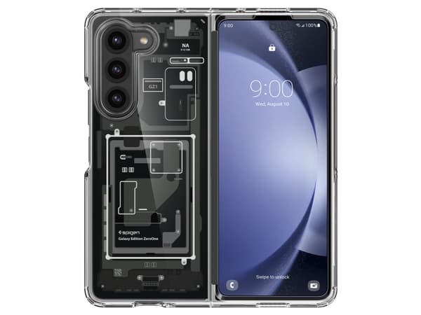 Spigen ACS06431, Fodral, Samsung, Galaxy Z Fold 5, 19,3 cm (7.6"), Transparent