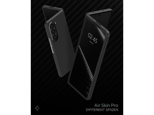 Spigen ACS06218, Deksel, Samsung, Galaxy Z Fold 5 Galaxy Z Fold 5 Air Skin Pro, 19,3 cm (7,6"), Sort