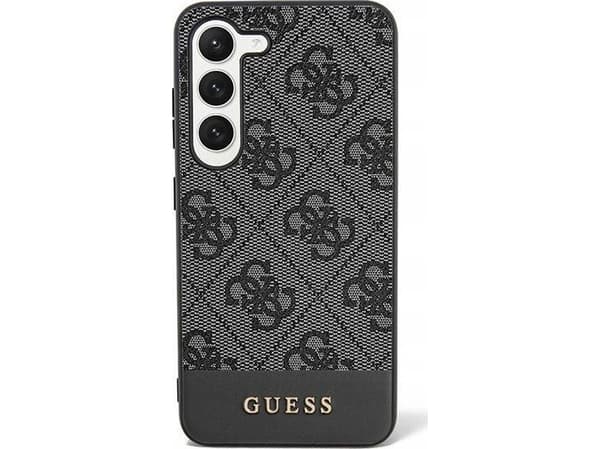 Guess 4G Stripe Collection Samsung Galaxy S24 Ultra - dėklas telefonui juodos spalvos