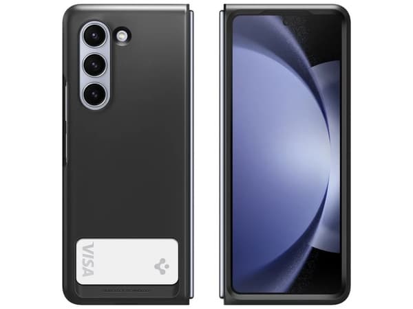 Spigen Slim Armor Slot, svart - Samsung Galaxy Z Fold5
