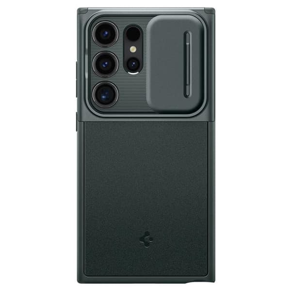 Spigen Galaxy S24 Ultra Mobilskal Optik Armor - Abyys Grön