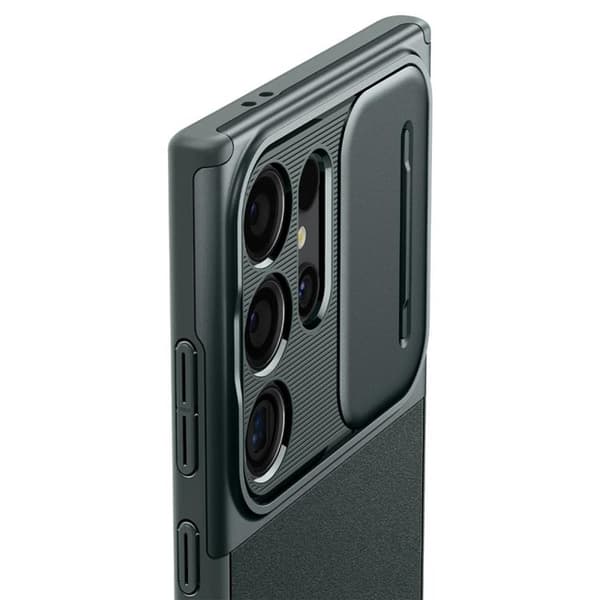 Spigen Galaxy S24 Ultra Mobilskal Optik Armor - Abyys Grön