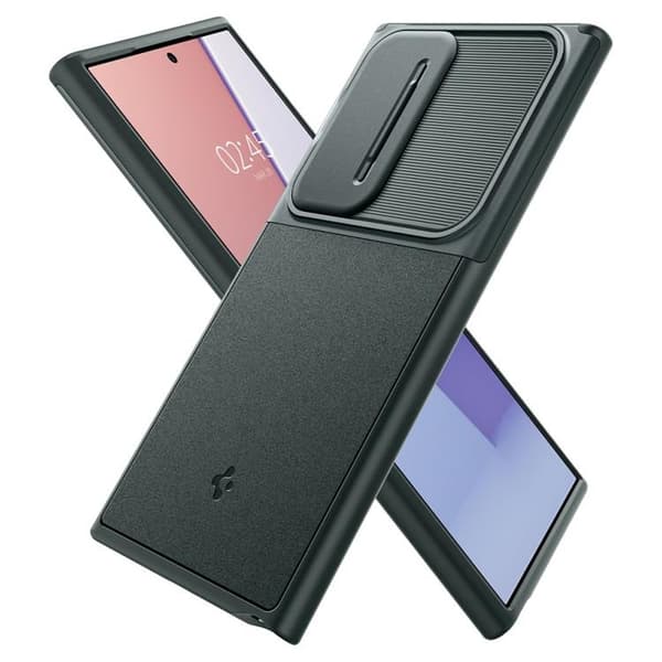Spigen Galaxy S24 Ultra Mobilskal Optik Armor - Abyys Grön
