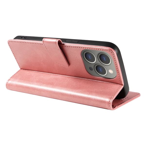 iPhone 15 pro - Plånboksfodral i Läder - Flera Färger
