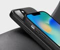 Miniatyrbilde 4 av 5: Dux Ducis Dux Ducis Grit Lærveske til iPhone 14 Max Elegant kunstskinndeksel (MagSafe-kompatibel) Svart