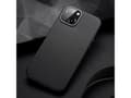 Miniatyrbilde 2 av 5: Dux Ducis Dux Ducis Grit Lærveske til iPhone 14 Max Elegant kunstskinndeksel (MagSafe-kompatibel) Svart