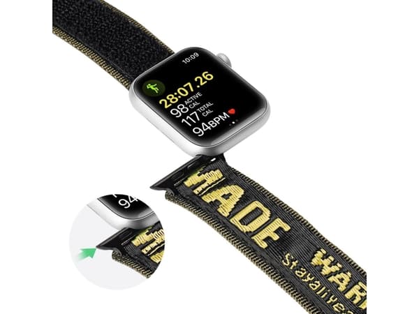 Dux Ducis Dux Ducis-armband (utomhusversion) Apple Watch Ultra, SE, 8, 7, 6, 5, 4, 3, 2, 1 (49, 45, 44, 42 mm) nylonarmband armband gulgrön