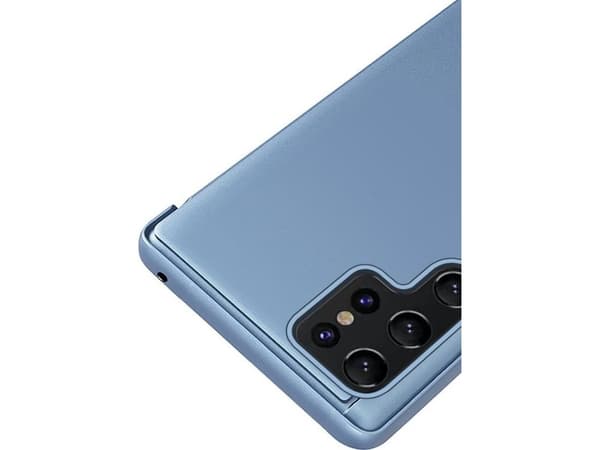Hurtel Clear View Case etui do Samsung Galaxy S23 Ultra pokrowiec z klapką sort