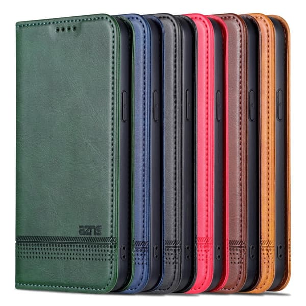 iPhone 15 - Plånboksfodral 3-kortfack i Läder