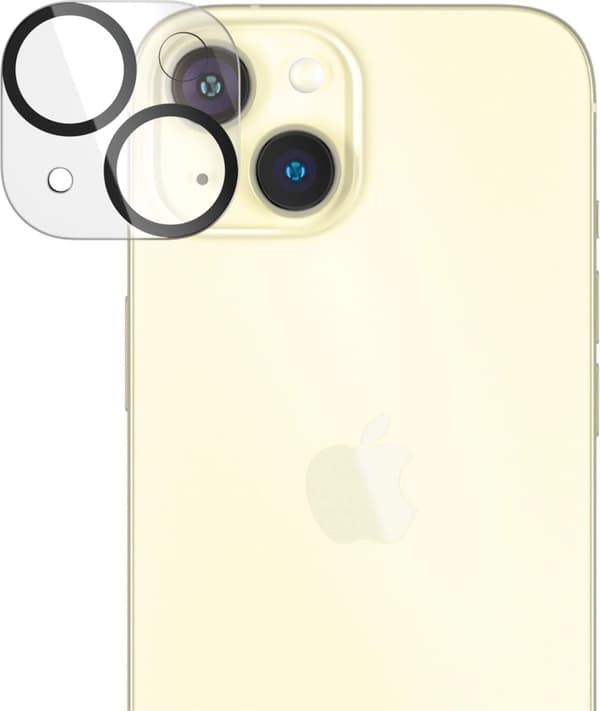 PanzerGlass PicturePerfect -kamerans linsskydd, iPhone 15 / 15 Plus
