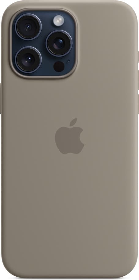 Apple iPhone 15 Pro Max silikonfodral med MagSafe, Brun
