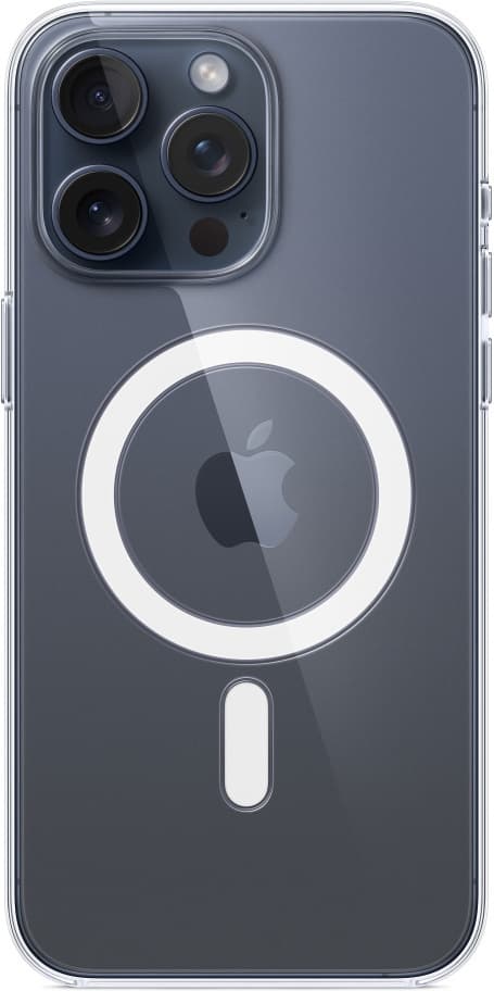 Apple iPhone 15 Pro Max gjennomsiktig etui med MagSafe, gjennomsiktig