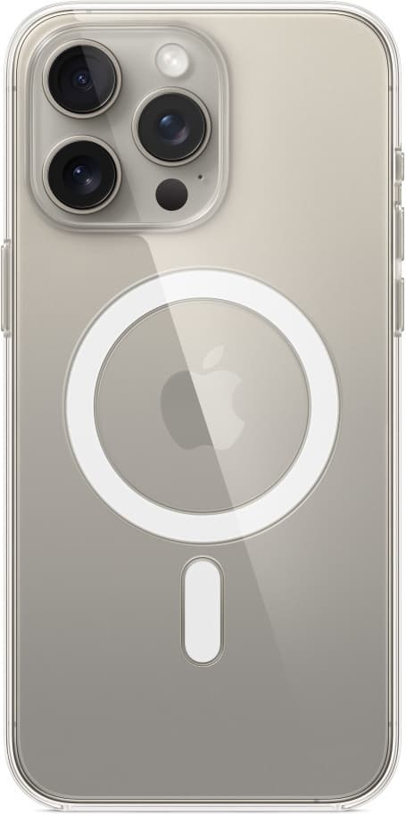 Apple iPhone 15 Pro Max gjennomsiktig etui med MagSafe, gjennomsiktig