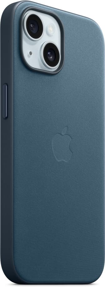 Apple iPhone 15 FineWoven-kuori MagSafella, tyynen­meren­sininen