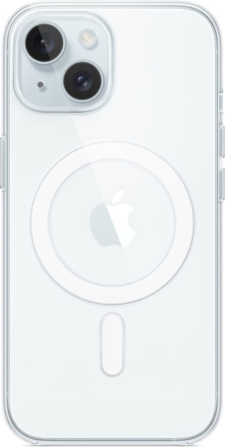 Apple iPhone 15 genomskinligt fodral med MagSafe, transparent