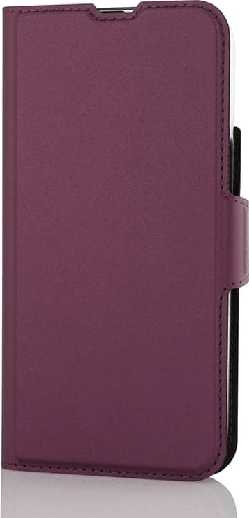 Wave BookCase - skyddsfodral, MagSafe-kompatibelt, iPhone 15, smoky sangria