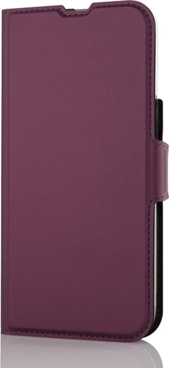 Wave BookCase -suojakotelo, MagSafe-yhteensopiva, iPhone 15 Pro Max, smoky sangria