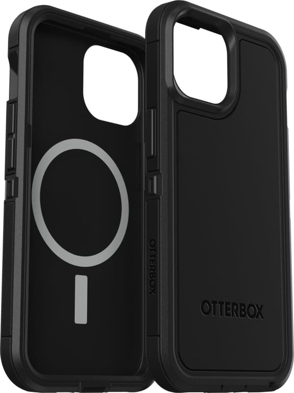 Otterbox Defender XT beskyttelsesveske, iPhone 15/14/13, svart