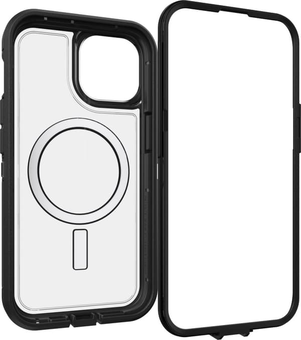 Otterbox Defender XT skyddsfodral, iPhone 15 / 14 / 13, svart / klar